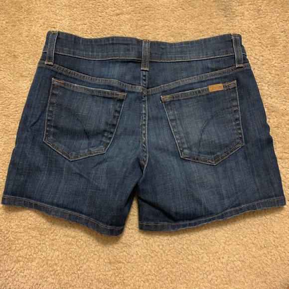 Joe’s Jeans Dark Blue Jean Shorts - Picture 3 of 6